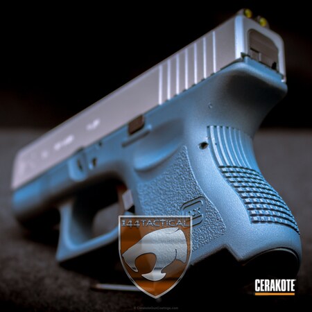 Powder Coating: Satin Aluminum H-151,Glock,Glock 26,Two Tone,Pistol,Blue Titanium H-185,Springfield XD