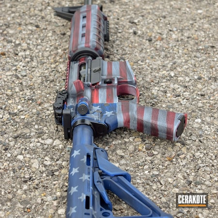 Powder Coating: Graphite Black H-146,Smith & Wesson,NRA Blue H-171,Stormtrooper White H-297,Tactical Rifle,American Flag,FIREHOUSE RED H-216,Distressed American Flag