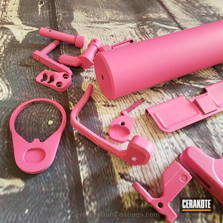 Powder Coating: AR-15,Gun Parts,Prison Pink H-141