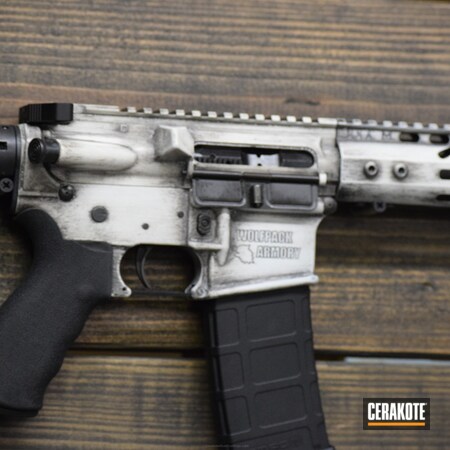 Powder Coating: Wolfpack Armory,Graphite Black H-146,Stormtrooper White H-297,Tactical Rifle,Battleworn