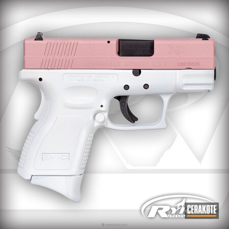 Powder Coating: Two Tone,Rose Gold,Pistol,Gold H-122,Stormtrooper White H-297,Custom Mix,Springfield XD,Springfield Armory,Prison Pink H-141