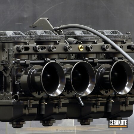 Powder Coating: Graphite Black H-146,Carburetor,Automotive,More Than Guns