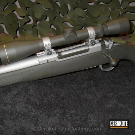 Powder Coating: Remington,O.D. Green H-236,Bolt Action Rifle,Titanium H-170,Optics