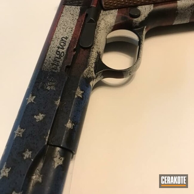 Remington 1911 American Flag Finish by Web User | Cerakote