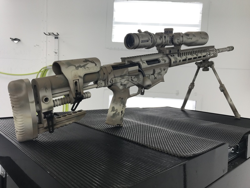 Ruger Bolt Action Rifle done in a Custom Camo Finish by Web User | Cerakote