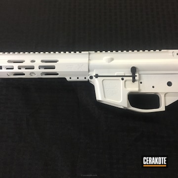 Cerakoted Cerakote 9mm Ar Lower In Bright White