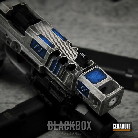 Powder Coating: Graphite Black H-146,Glock,NRA Blue H-171,Stormtrooper White H-297,Stippled,Zev Glock