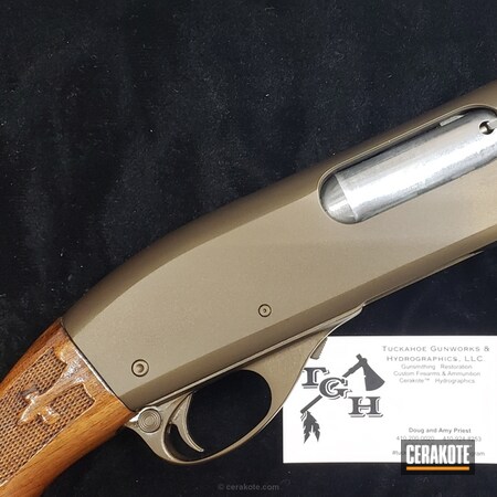 Powder Coating: Midnight Bronze H-294,Shotgun,Remington 870,Remington