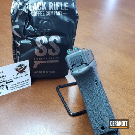 Powder Coating: Glock,Pistol,SIG™ DARK GREY H-210,Glock 19C,Black Rifle Coffee