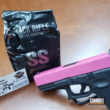 Powder Coating: Glock,Two Tone,Blackrifle Coffee,SIG™ PINK H-224,Pistol,Glock 19