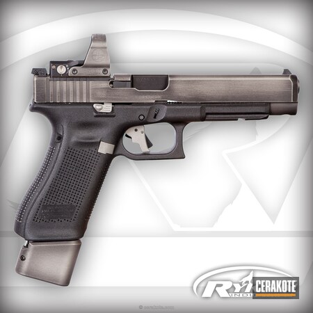 Powder Coating: Graphite Black H-146,Glock,Pistol,Leupold,Battleworn,Titanium H-170