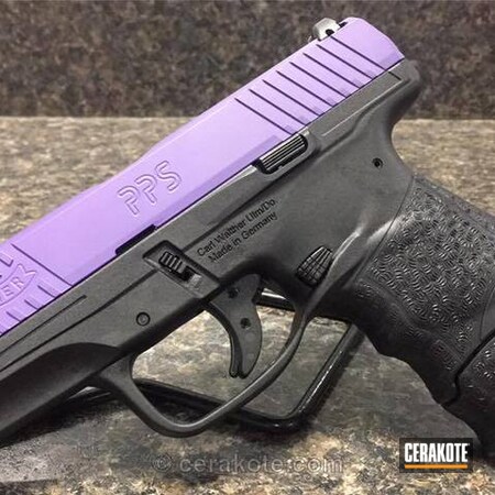 Powder Coating: Walther PPS,Two Tone,Custom Slide,Wild Purple H-197,Everyday Carry,Pistol,Walther,Nichols Guns Custom Shop