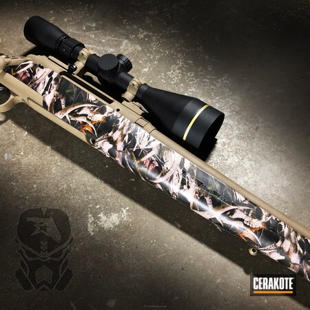 Powder Coating: Hunting Rifle,Deer Rifle,Savage Arms,Bolt Action Rifle,MAGPUL® FLAT DARK EARTH H-267