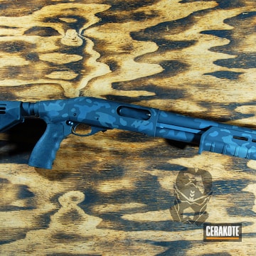 Cerakoted Remington Tac-14 Shotgun In A Urban Camo Finish