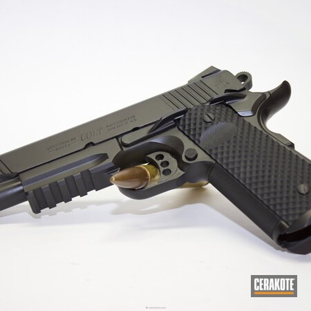 Powder Coating: Graphite Black H-146,1911,Pistol,Colt