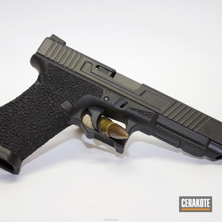 Powder Coating: Graphite Black H-146,Glock,Pistol,Glock 34