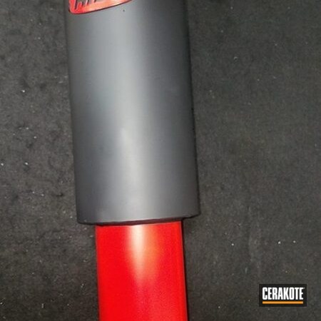 Powder Coating: Graphite Black H-146,High Temperature Coating,FIREHOUSE RED H-216,STOPLIGHT RED C-143,More Than Guns,Exhaust