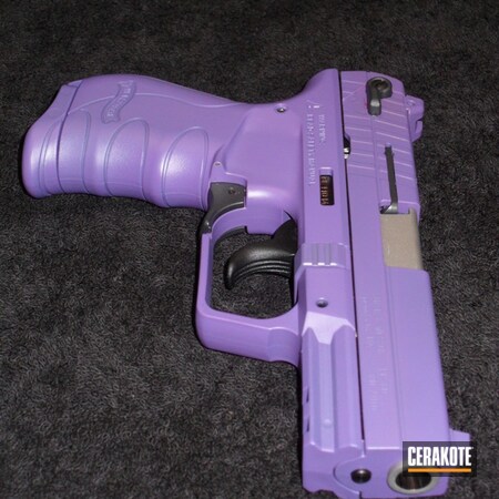 Powder Coating: Ladies,Handguns,Walther,Sniper Grey H-234,Sniper Grey,Bright Purple H-217,Titanium H-170
