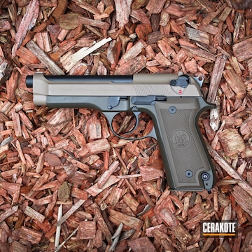Cerakoted Beretta 92 Handgun In A Custom Finish