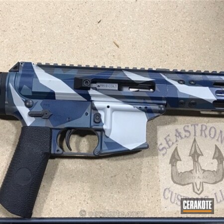 Powder Coating: Hidden White H-242,KEL-TEC® NAVY BLUE H-127,Urban Camo,AR Pistol,Sniper Grey H-234,Tactical Rifle,AR-15,Splinter Camo
