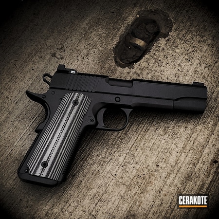 Powder Coating: Blackout,BLACKOUT E-100,1911,Nighthawk Custom,Handguns,Pistol,Elite Blackout