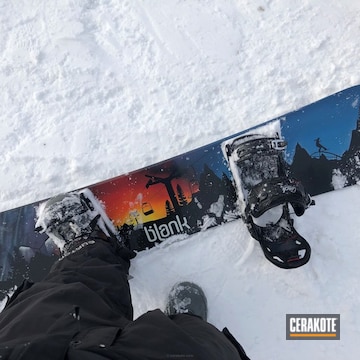 Cerakoted Custom Snowboard