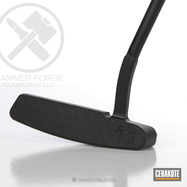 Cerakoted Golf Putter Refinished In Graphite Black