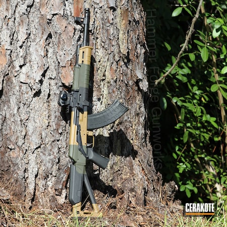 Powder Coating: Graphite Black H-146,AK-47,Vepr,AKM,NOVESKE TIGER EYE BROWN  H-187,Noveske Bazooka Green H-189,AK Rifle
