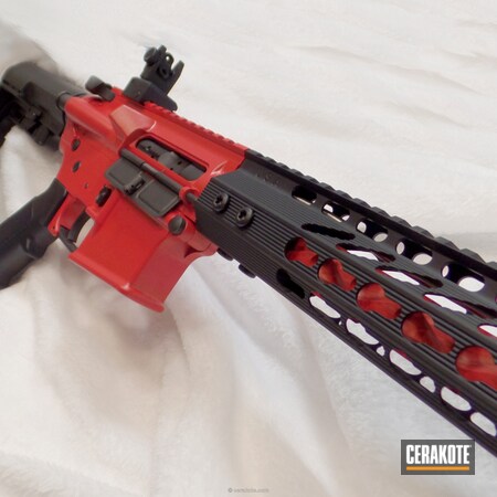 Powder Coating: Graphite Black H-146,Two Tone,Palmetto State Armory,FIREHOUSE RED H-216,AR-15