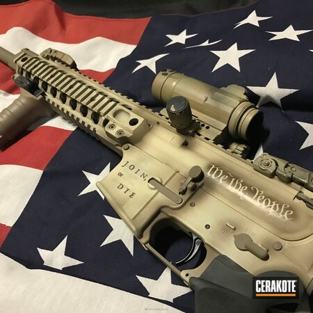 Powder Coating: Join Or Die,Tactical Rifle,Flat Dark Earth H-265