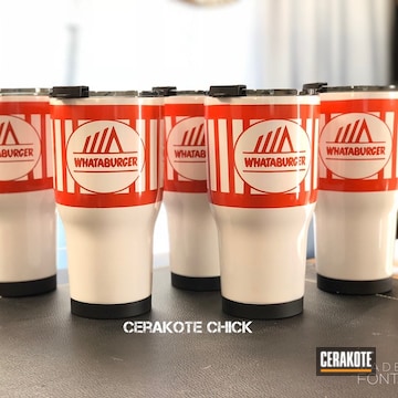 Cerakoted Custom Coated Tumbler Cups