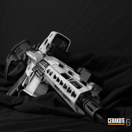 Powder Coating: Graphite Black H-146,Distressed,Stormtrooper White H-297,AR Pistol,AR-15