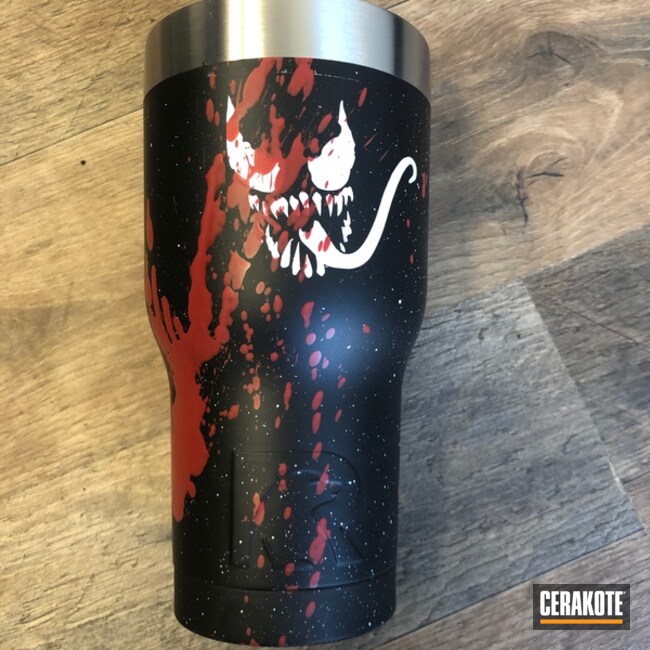 Cerakoted Venom Themed Tumbler Cup