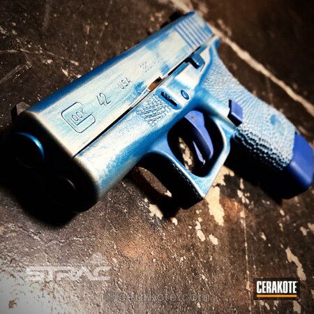 Powder Coating: KEL-TEC® NAVY BLUE H-127,Satin Aluminum H-151,Glock,Stone Grey H-262,Pistol,Glock 42