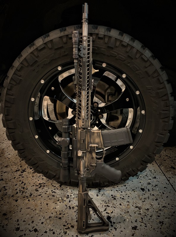 Distressed Rifles Distressed Tactical Rifle by Web User | Cerakote