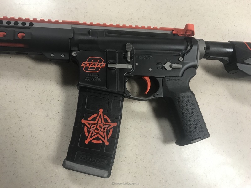 College Themed Tactical Rifle by Web User | Cerakote