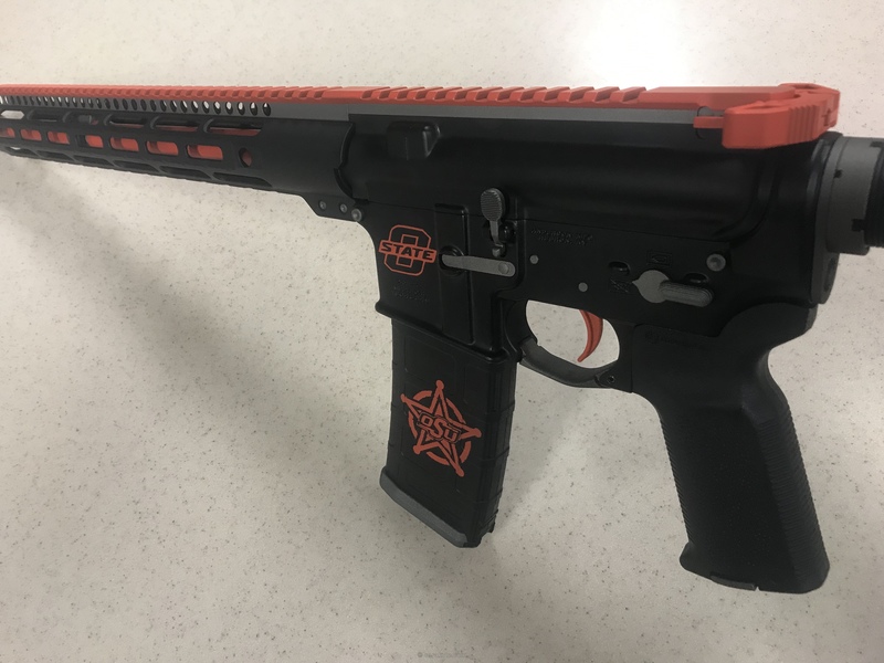 College Themed Tactical Rifle by Web User | Cerakote