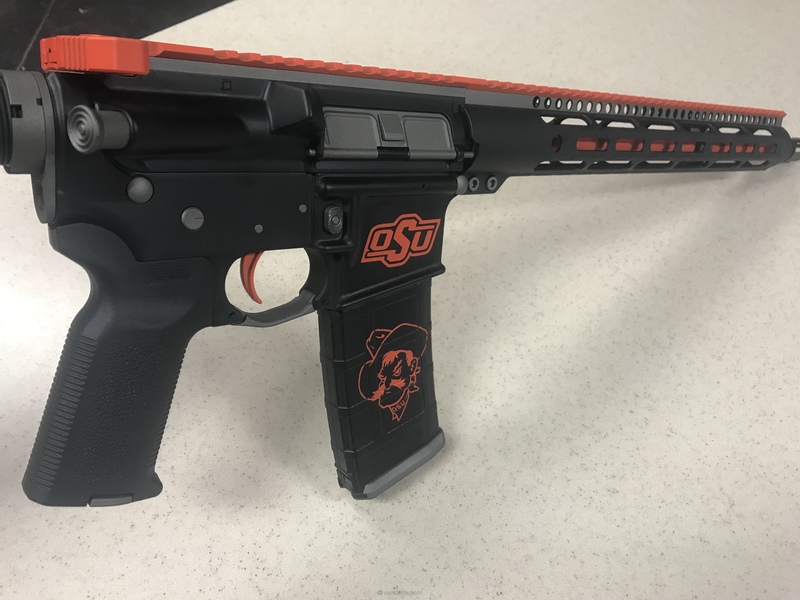 College Themed Tactical Rifle by Web User | Cerakote