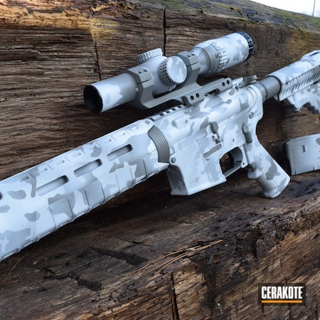 Powder Coating: Smith & Wesson,DPMS Panther Arms,Snow MultiCam,Stormtrooper White H-297,BATTLESHIP GREY H-213,Tactical Rifle,Snow Camo,Bull Shark Grey H-214