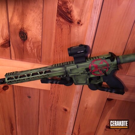 Powder Coating: Graphite Black H-146,Distressed,Zombie Green H-168,Tactical Rifle,FIREHOUSE RED H-216