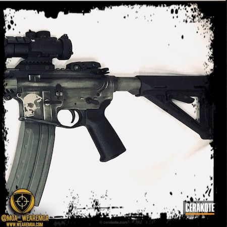 Powder Coating: Graphite Black H-146,Palmetto State Armory,Tactical Rifle,Tungsten H-237,AR 80%,80% Lower