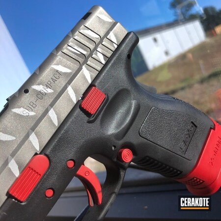 Powder Coating: Diamond Plate,Graphite Black H-146,Gloss Black H-109,Pistol,Springfield XD,Springfield Armory,Shimmer Aluminum H-158,FIREHOUSE RED H-216,SAVAGE® STAINLESS H-150