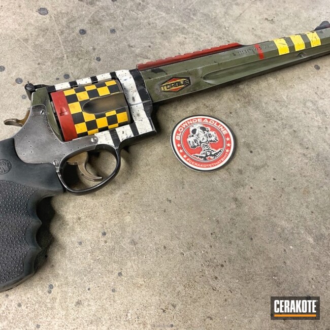 Cerakoted Custom Coated Smith & Wesson Revolver
