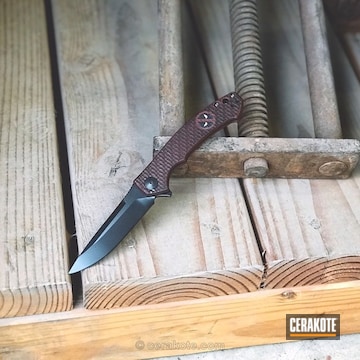 Cerakoted Custom Coated Folding Knife