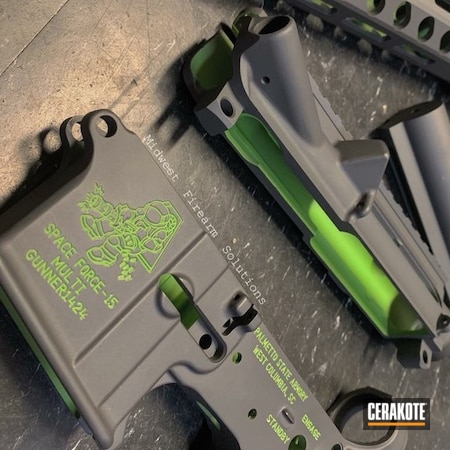 Powder Coating: Zombie Green H-168,Palmetto State Armory,Sniper Grey H-234,AR-15,AR15 Builders Kit,Space Force