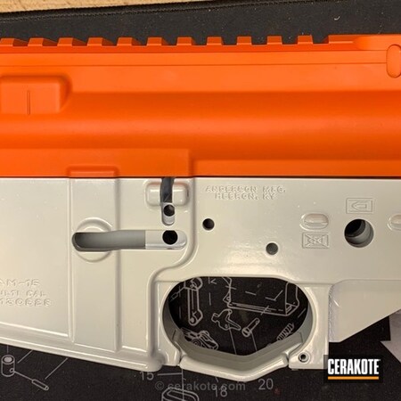 Powder Coating: Hunter Orange H-128,Stormtrooper White H-297,Gun Parts