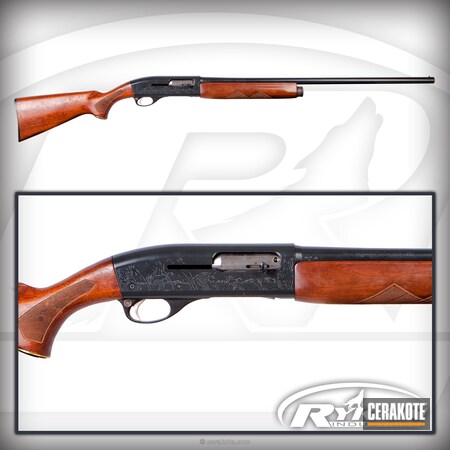 Powder Coating: Remington Sportsman 58,Midnight E-110,16 GA,Restoration