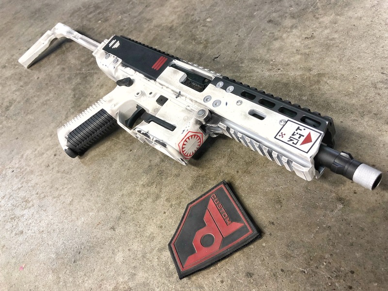 First Order Theme Rifle by MICHAEL SIGOUIN | Cerakote