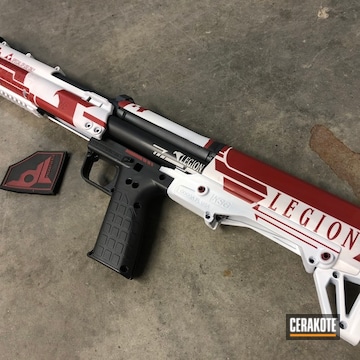 Cerakoted Video Game Themed Kel-tec Ksg Shotgun