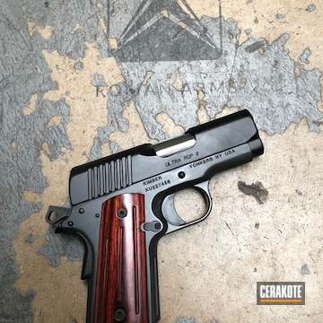 Cerakoted Black Kimber 1911 Handgun